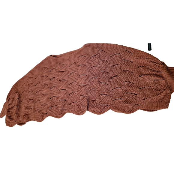 Moon & Madison woman’s orange knitted sweater Size M - Picture 6 of 14